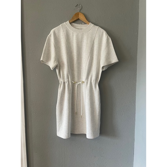 Varley Dress Drawstring Waist Jersey Mini Dress - Picture 6 of 11